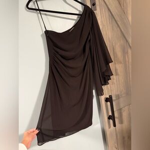 10 Items for $20: Evan Picone One-Shoulder Black Dress